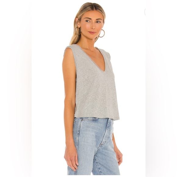 Free People Dreamy Tank in Grey - Picture 2 of 4